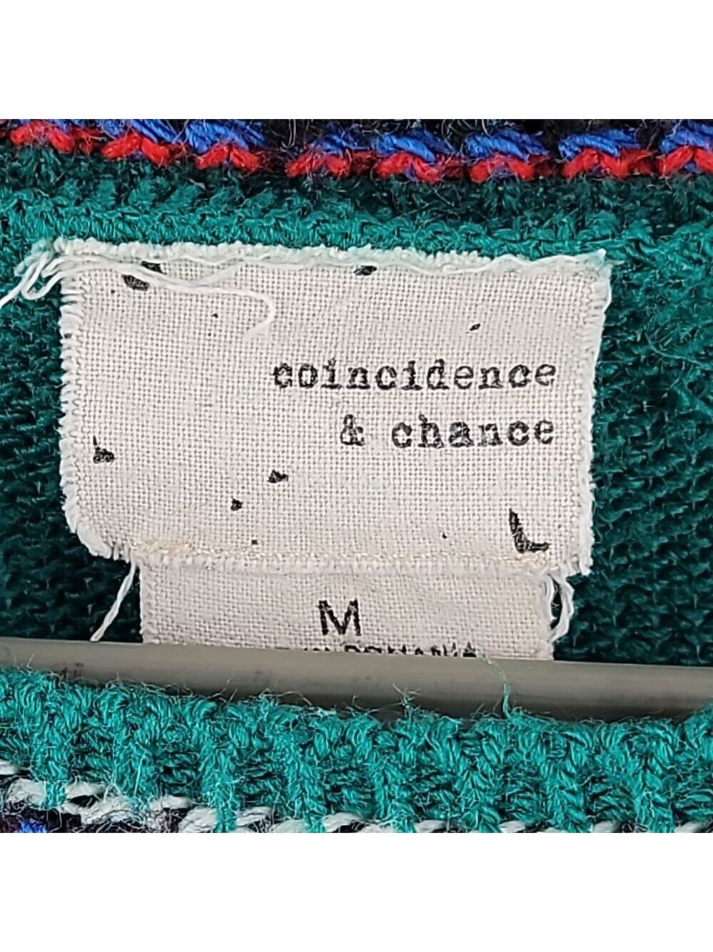 Coincidence & Chance Panda Sweater Boxy Cropped Novelty Knit Medium - Picture 11 of 11